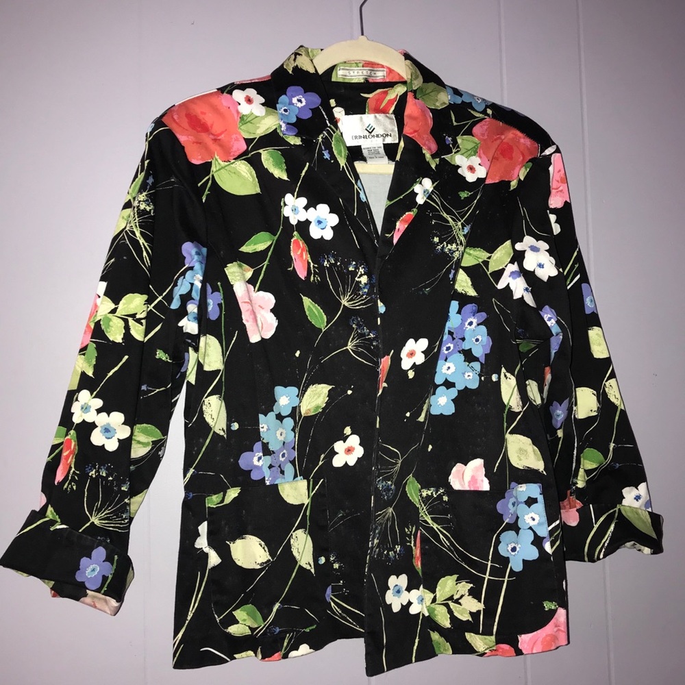 Floral blazer